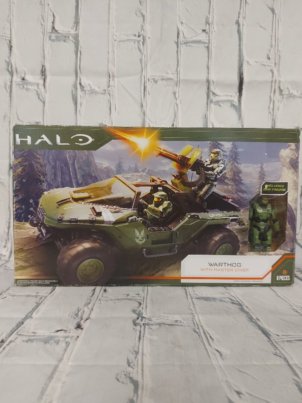 Halo Warthog With Master Chief Vehicle Set Xbox Collectible
